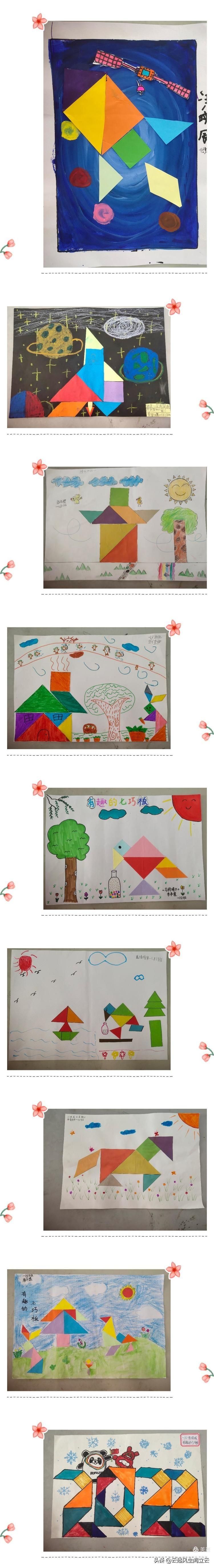 七巧板拼图图案大全(七巧板拼图100种拼法) 七巧板拼图图案大全(七巧板拼图100种拼法)