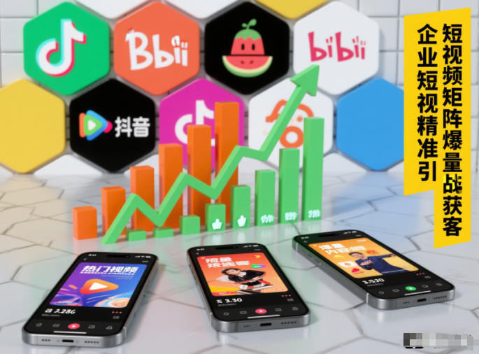 企业短视频精准引流矩阵获客，短视频矩阵爆量战法-互知网