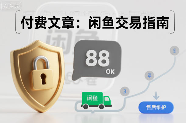 付费文章：闲鱼交易指南，怎么才能降低被坑被马扁的概率-互知网