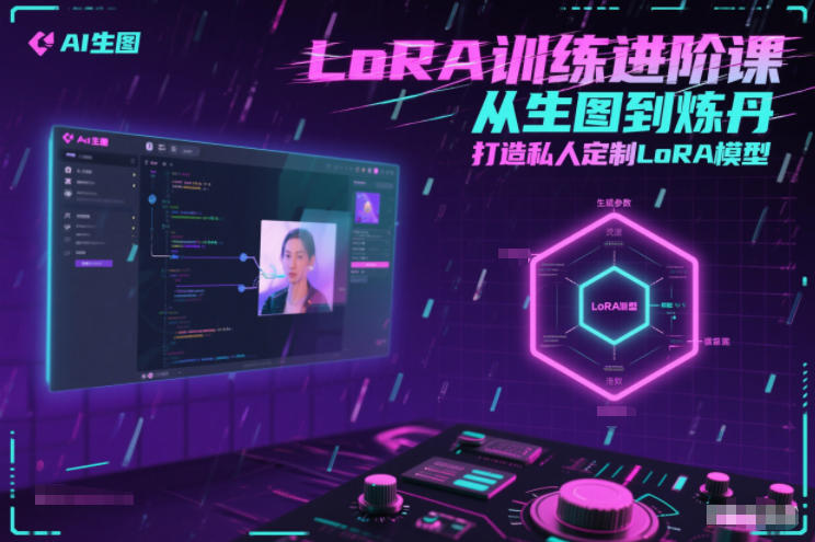 LoRA训练进阶课，从生图到炼丹，打造私人定制LoRA模型-互知网